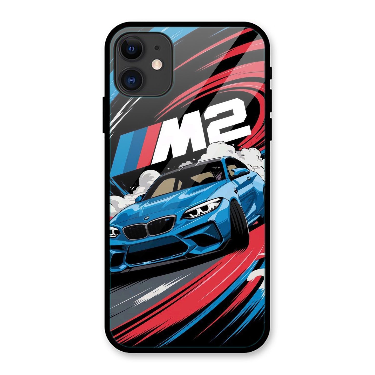 M2 Graphic iPhone Metal Phone Case