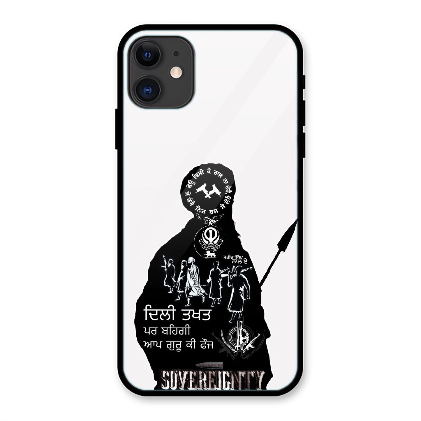 Sant Bhindrawala Iphone Metal Phone Case
