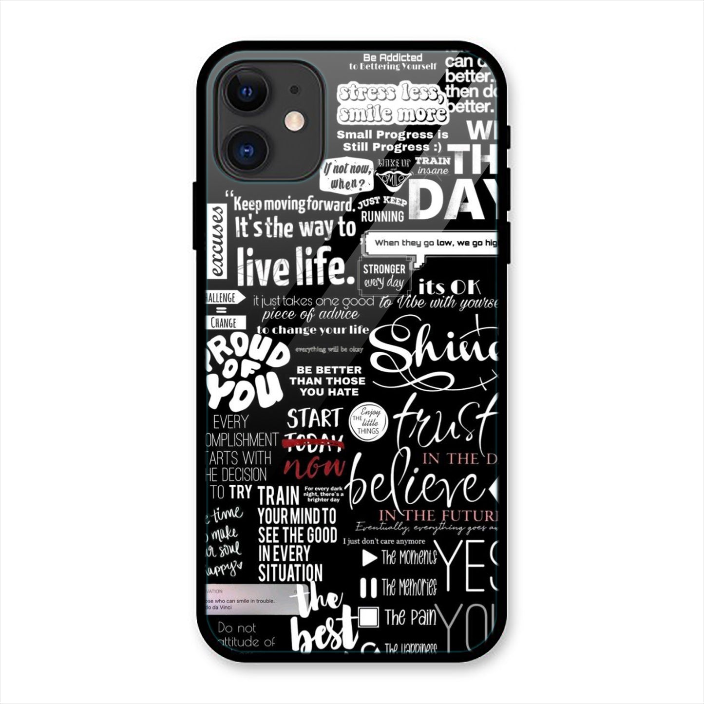 Mindset Mode Print iPhone Metal Phone Case