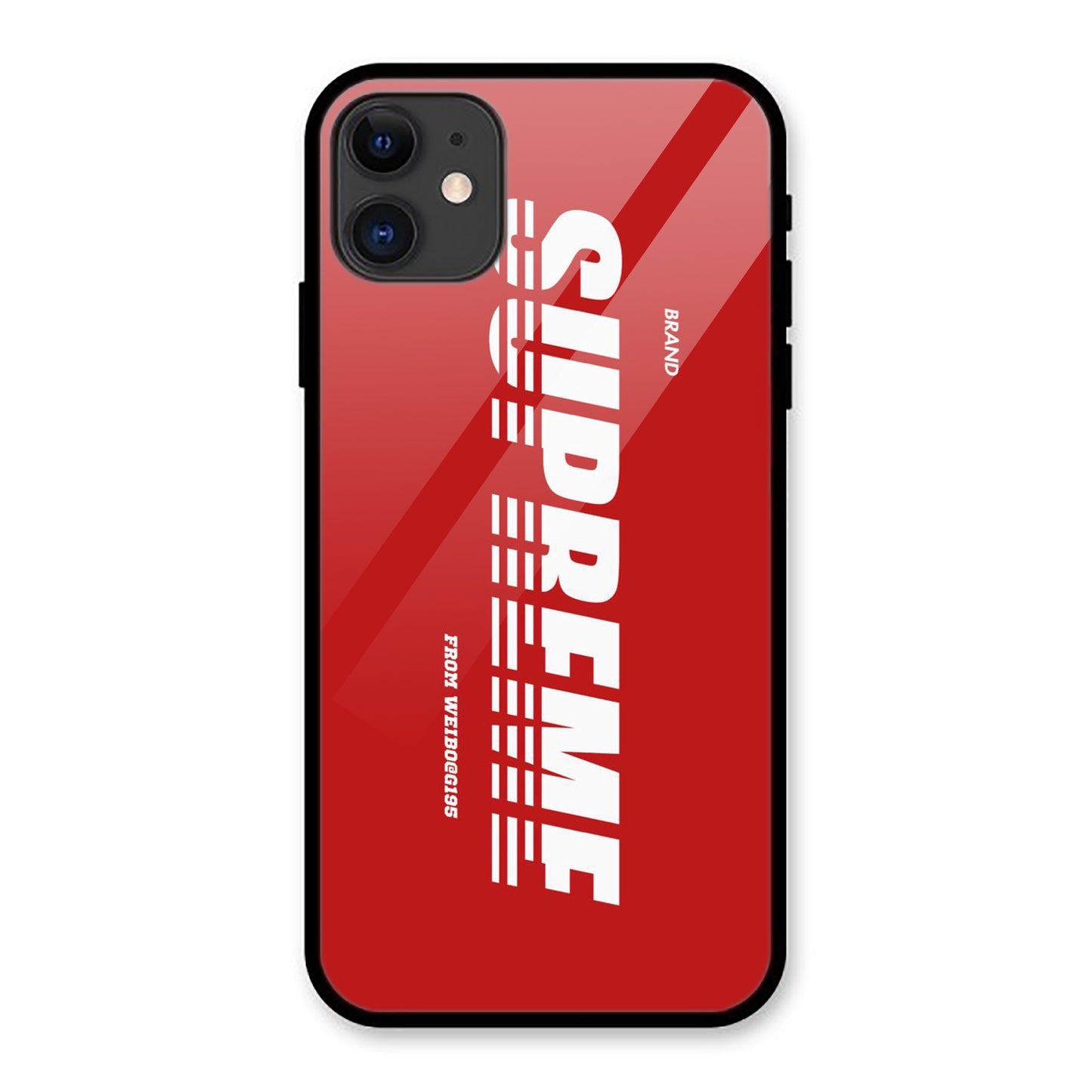 Supreme Word Print iPhone Metal Phone Case