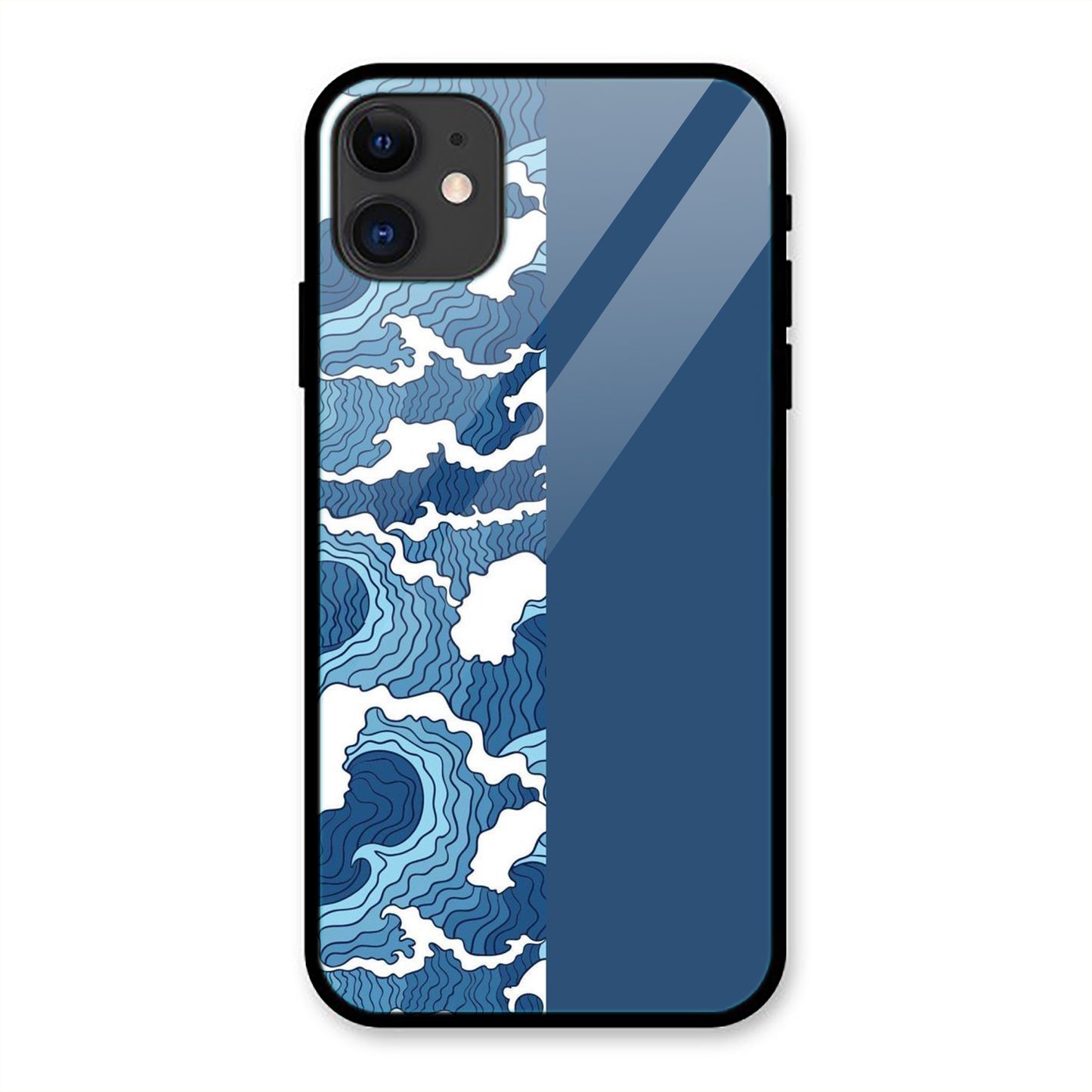 Anime Cloud Print Iphone Metal Phone Case