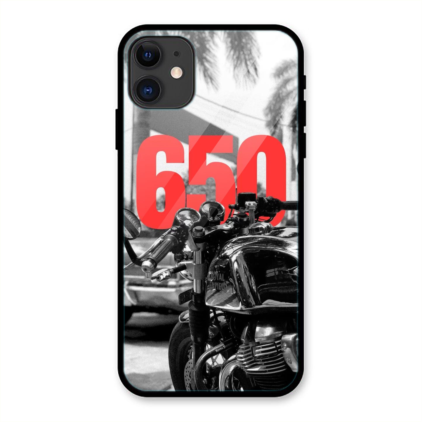 RE Continental 650 Print Iphone Metal Phone Case