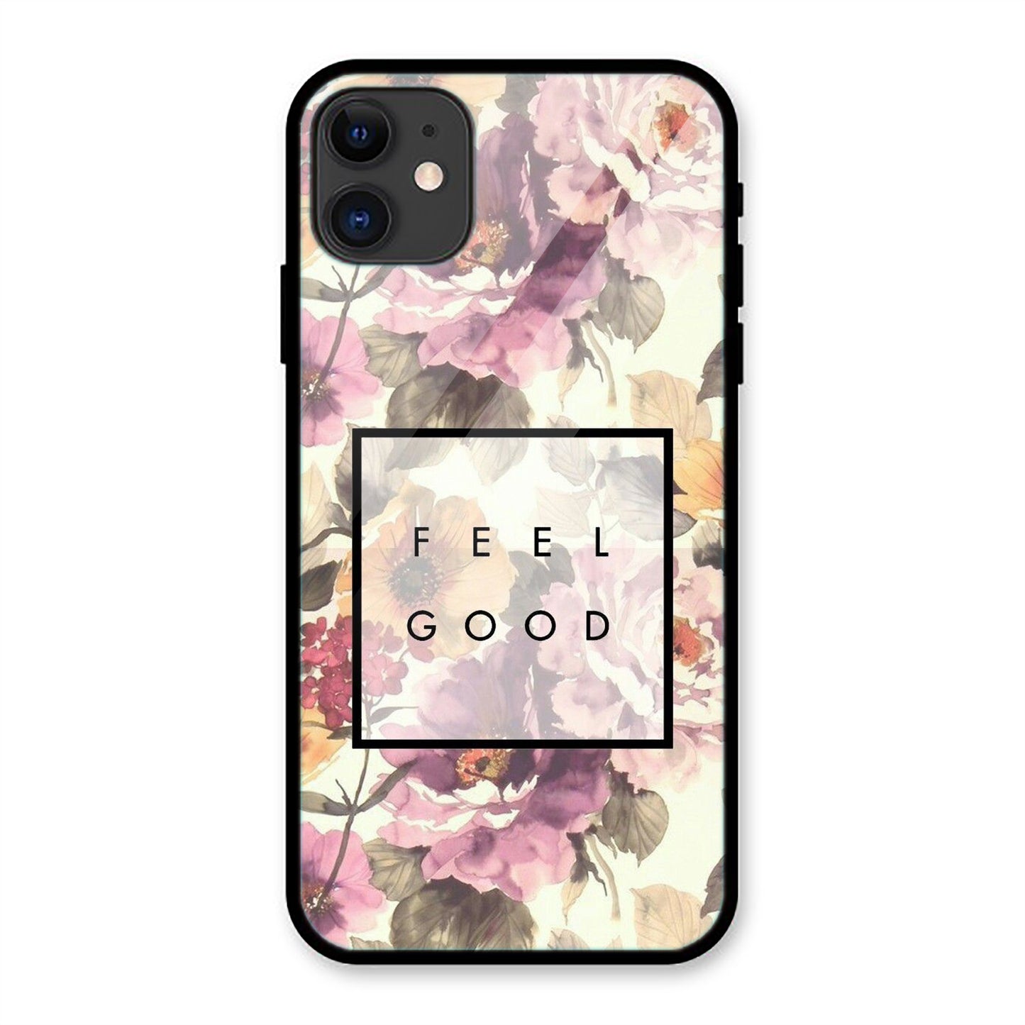 Feel Good Floral Print Iphone Metal Phone Case
