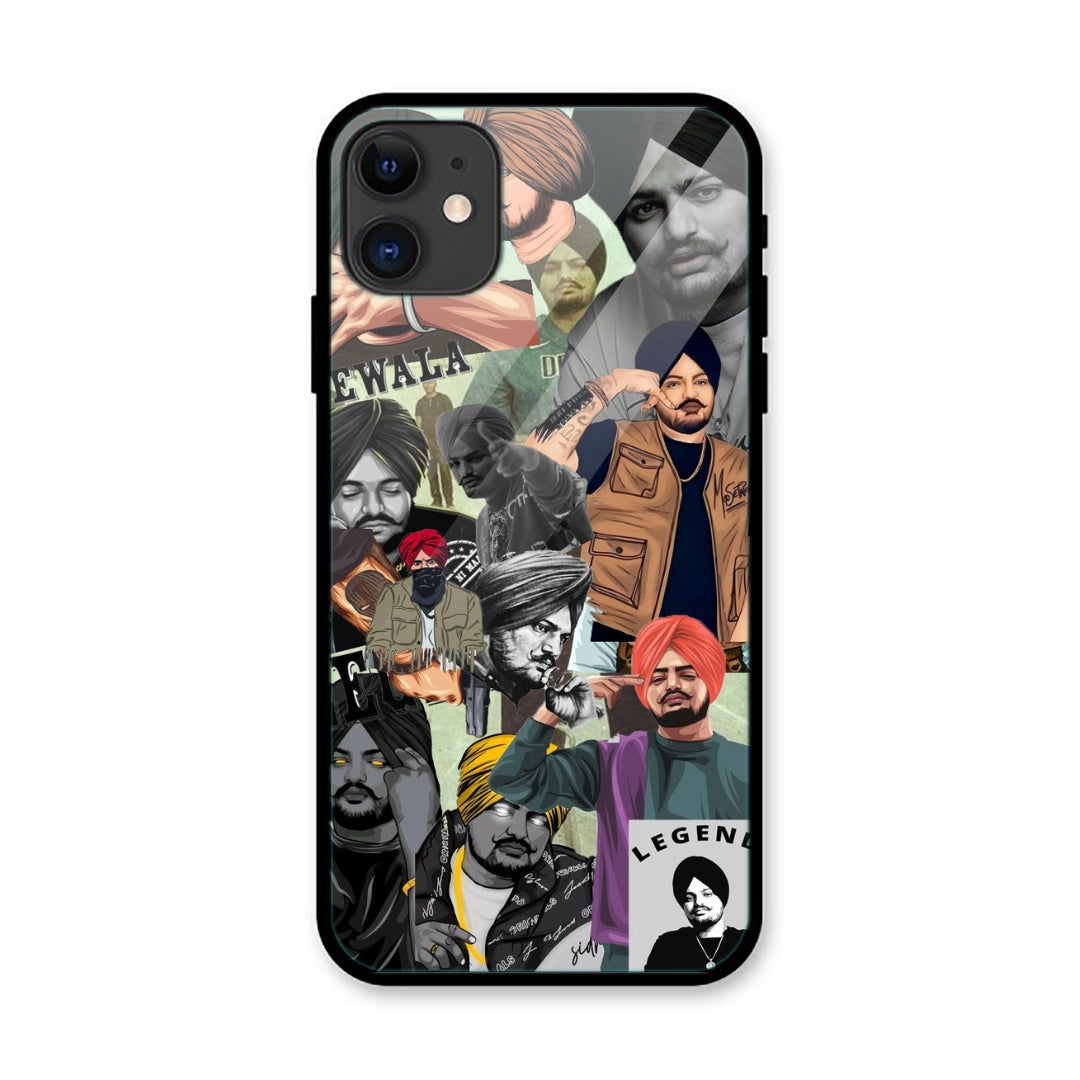 295 Sidhu Moosewala Collage Iphone Metal Phone Case
