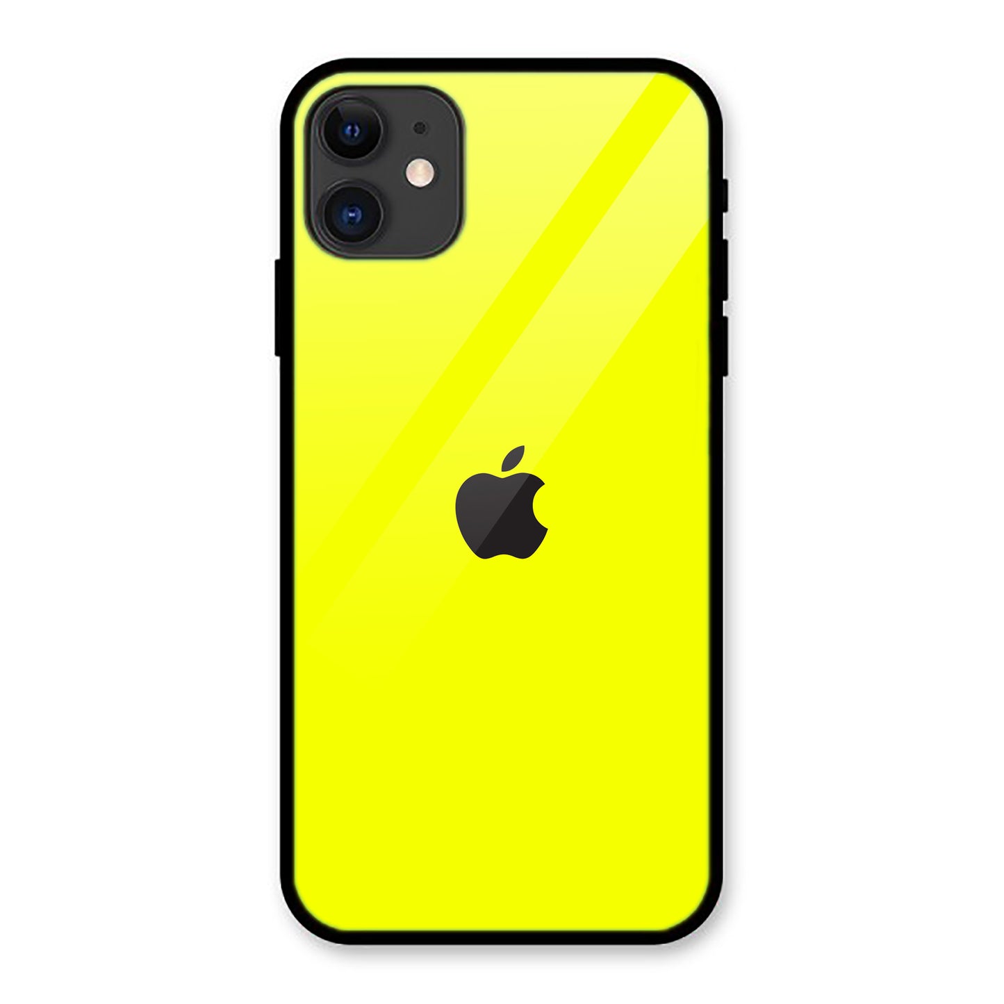 Yellow Iphone Metal Phone Case