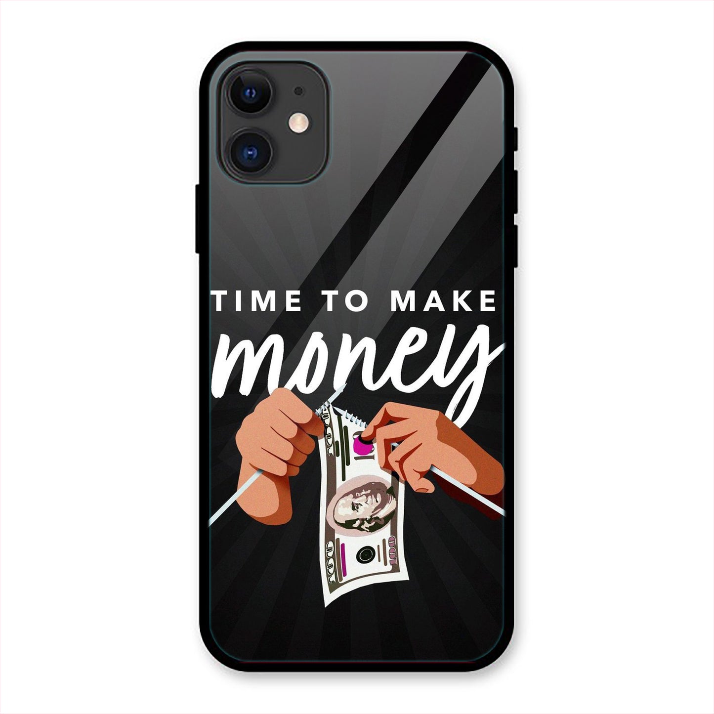 Time To Make Money Print Iphone Metal Phone Case