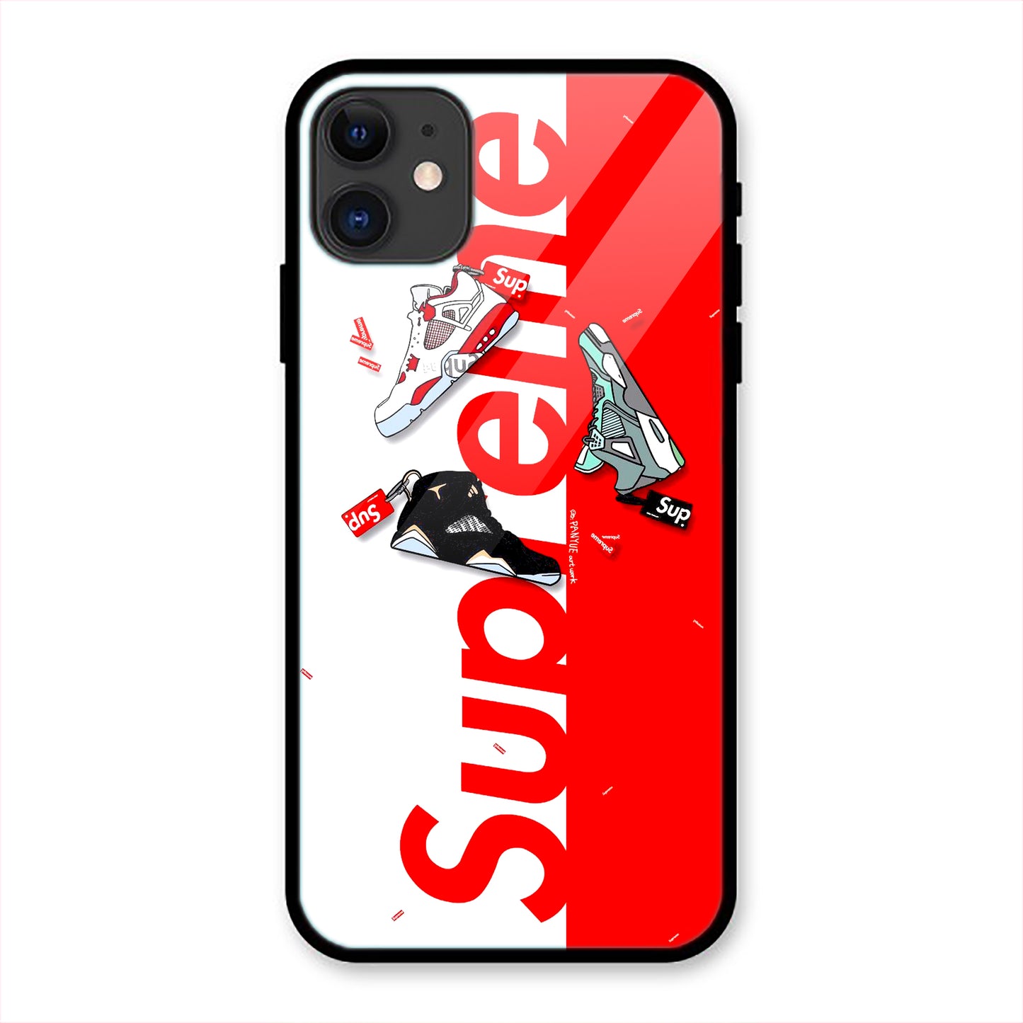 Supreme Shoes Print Iphone Metal Phone Case