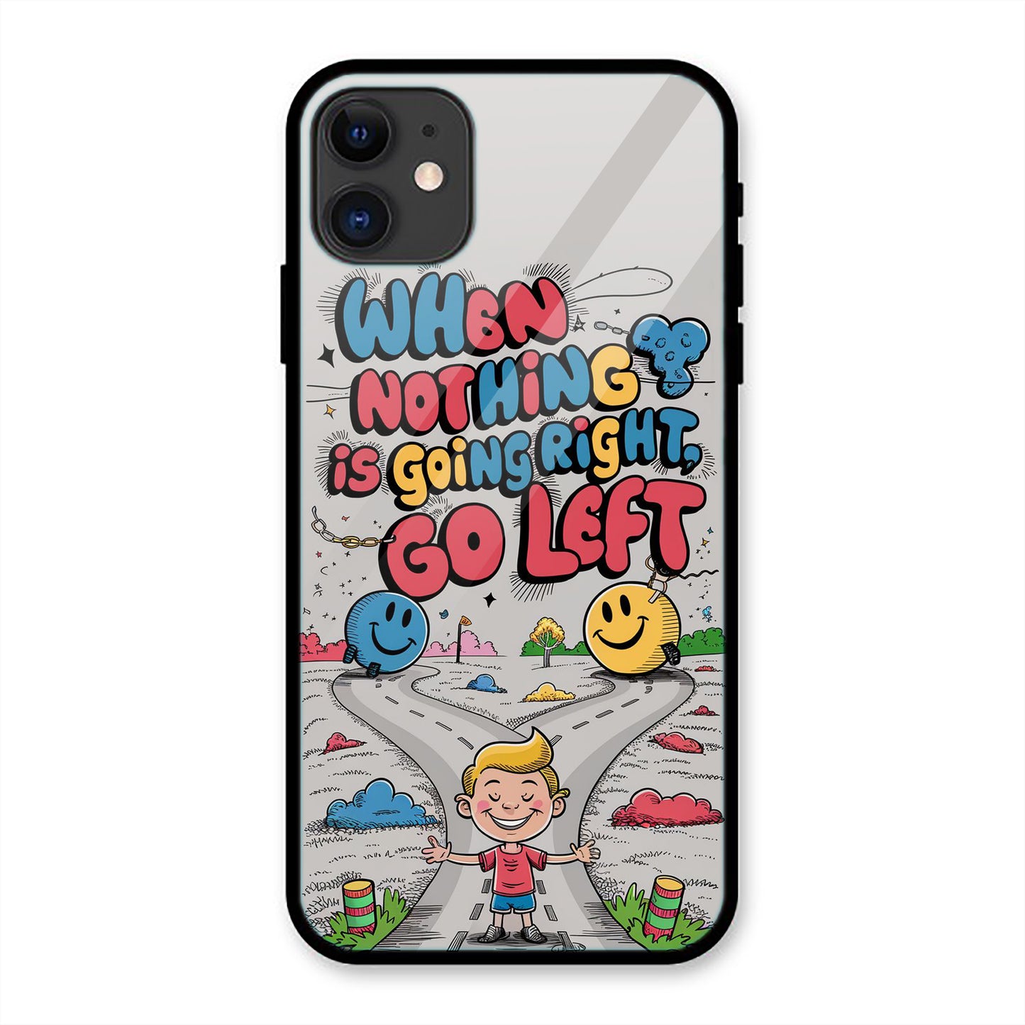 When Nothing Goes Right Print Iphone Metal Phone Case