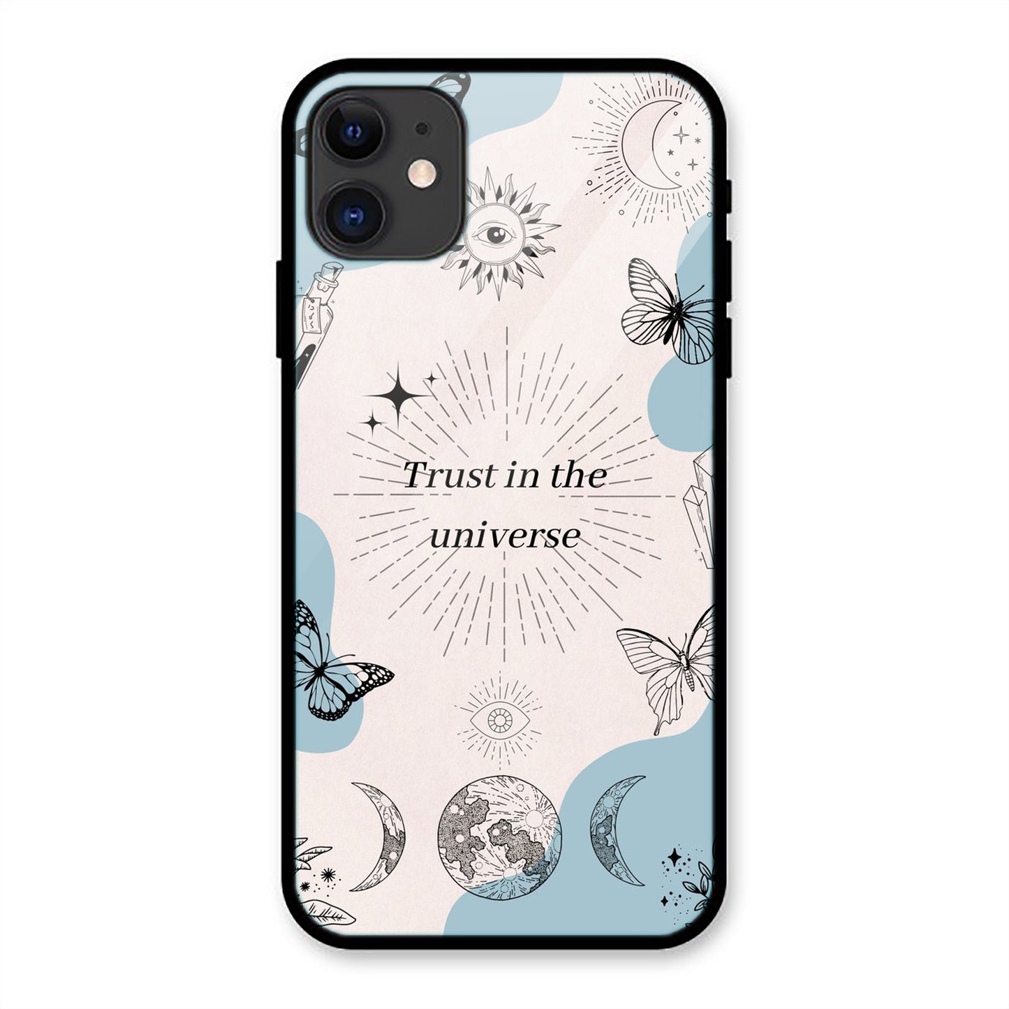 Trust In The Universe Print Iphone Metal Phone Case