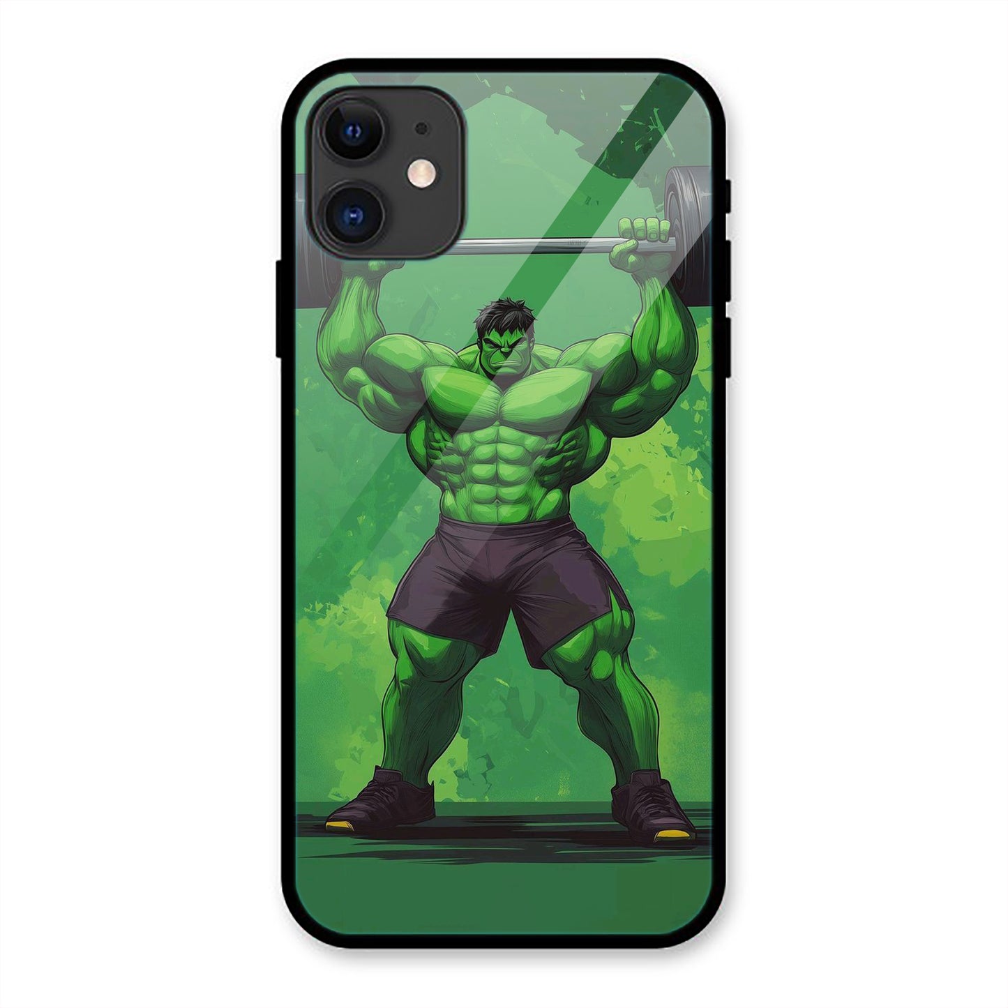 Hulk Print Iphone Metal Phone Case
