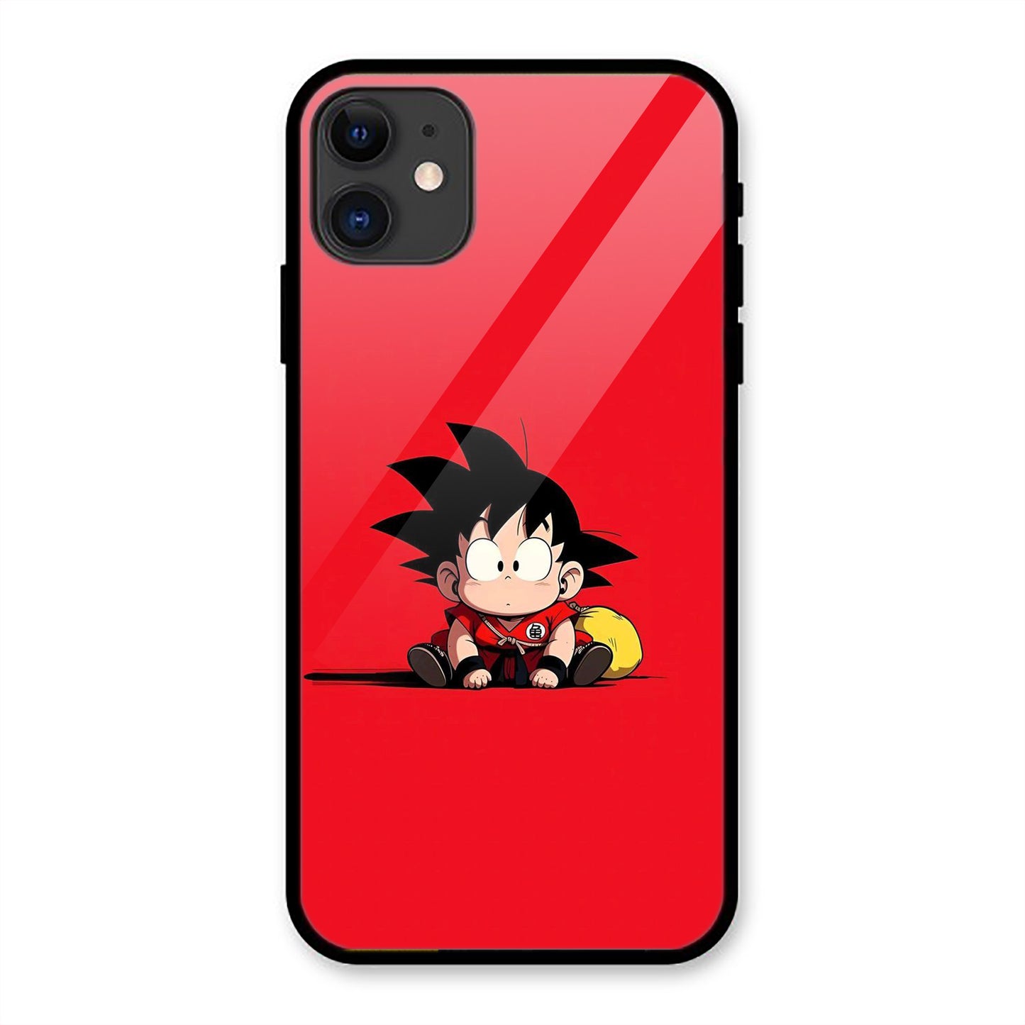 Kid Goku Print Iphone Metal Phone Case