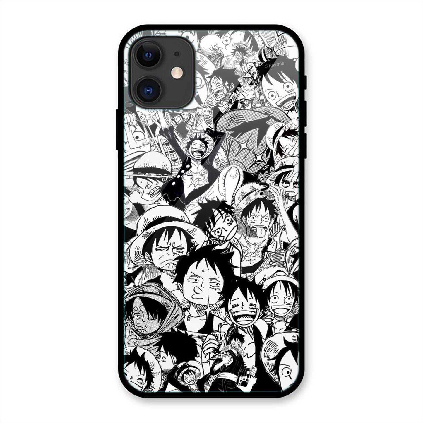 Anime Charcater Print Iphone Metal Phone Case