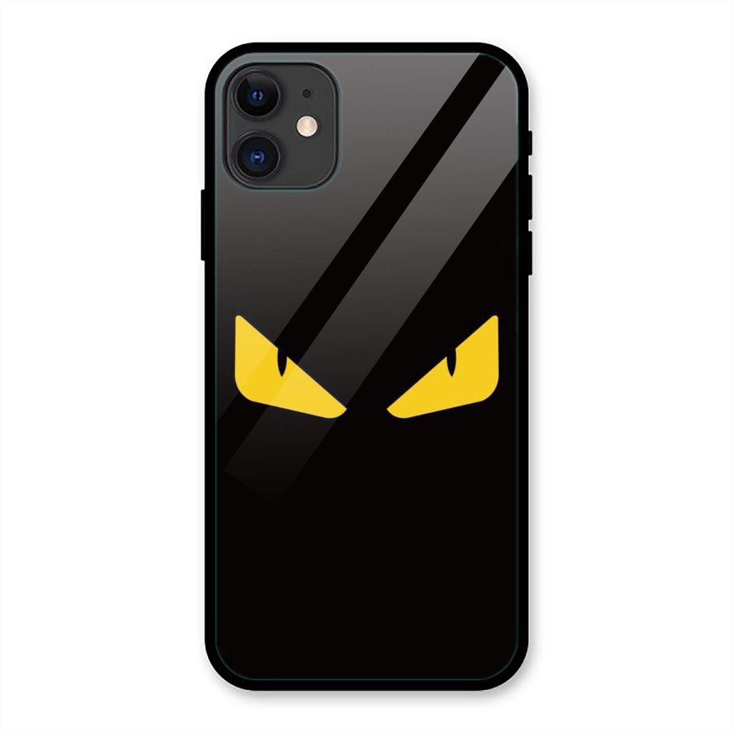 Yellow Eyes Print Iphone Metal Phone Case