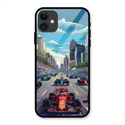 F1 Car Theme iPhone Metal Phone Case