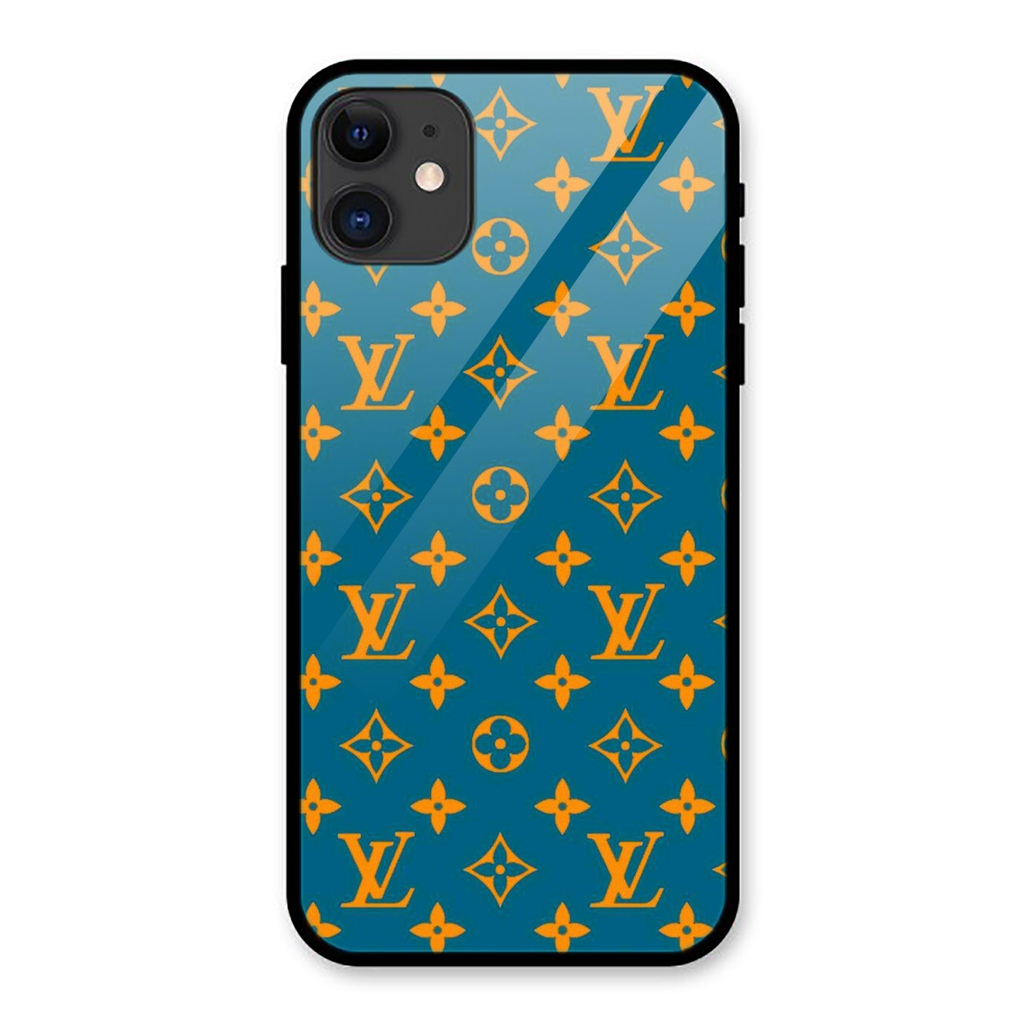 L V Pattern iPhone Metal Phone Case