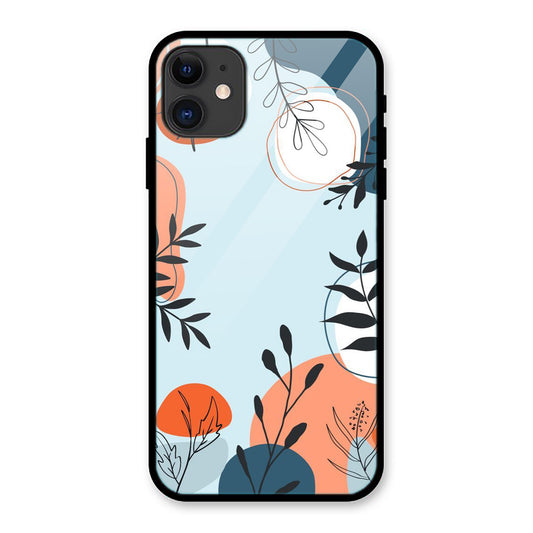 Floral Print iPhone Metal Phone Case