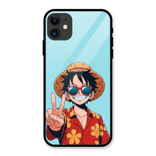 Monkey D. Luffy Anime Design iPhone Metal Phone Case
