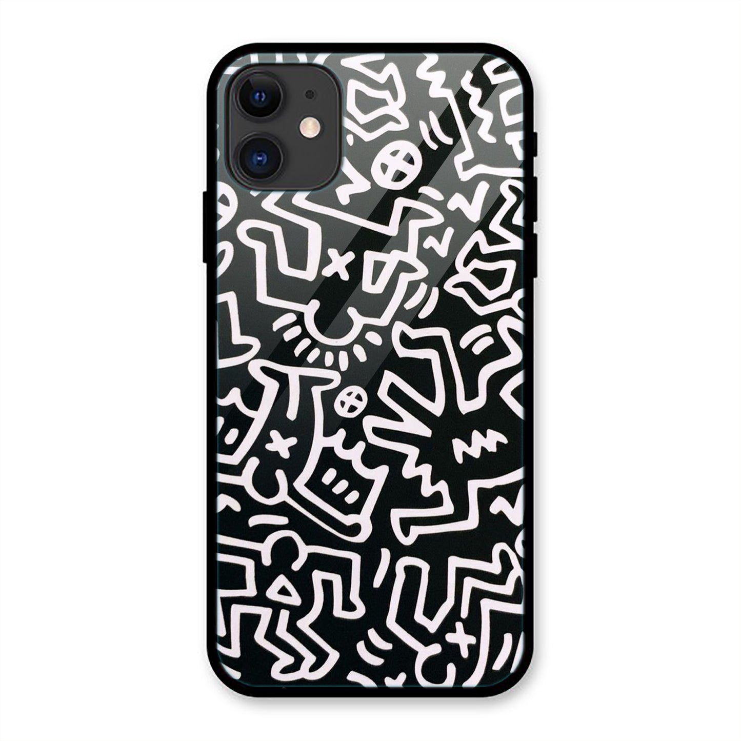 Doodle Design iPhone Metal Phone Case