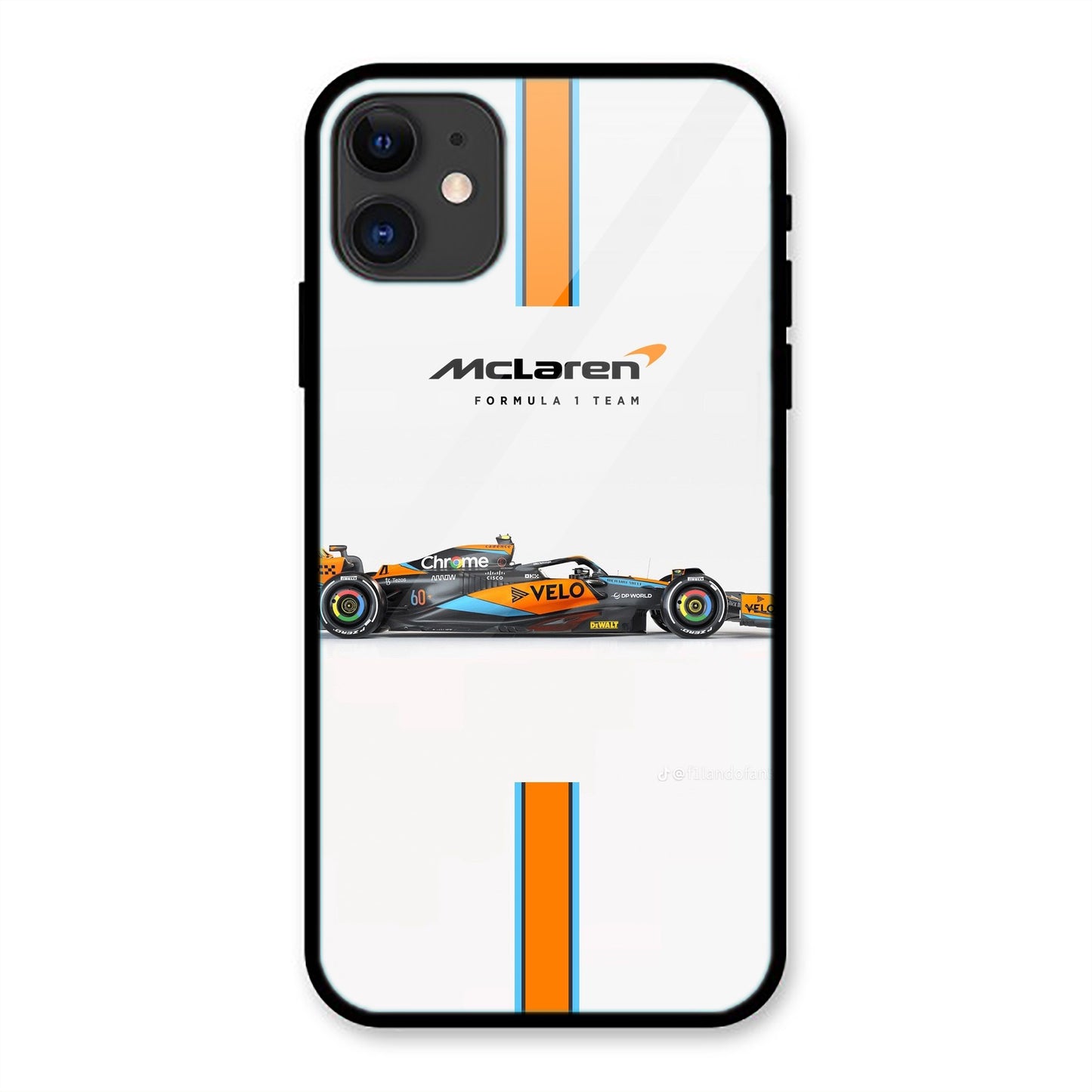 Mclaren F1 Design iPhone Metal Phone Case
