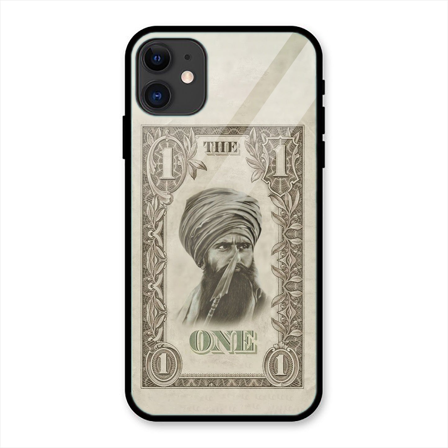 Vintage Currency Print iPhone Metal Phone Case