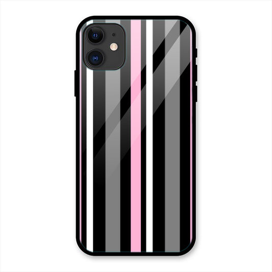 Stripped Design Print iPhone Metal Phone Case