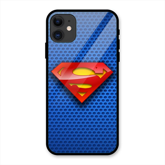 Krypton Blue Print iPhone Metal Phone Case