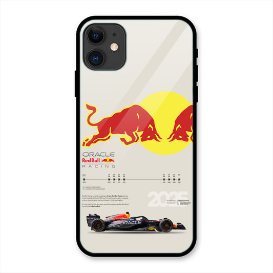 Racing Logo Car Print iPhone Metal Phone Case