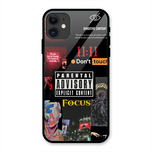 Text Print iPhone Metal Phone Case
