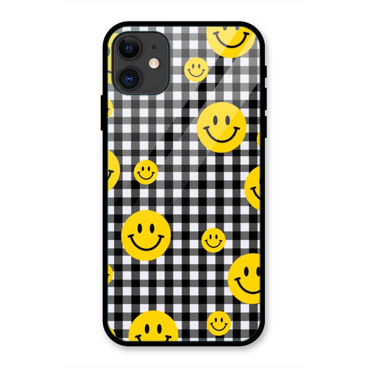 Smiley Faces Print iPhone Metal Phone Case