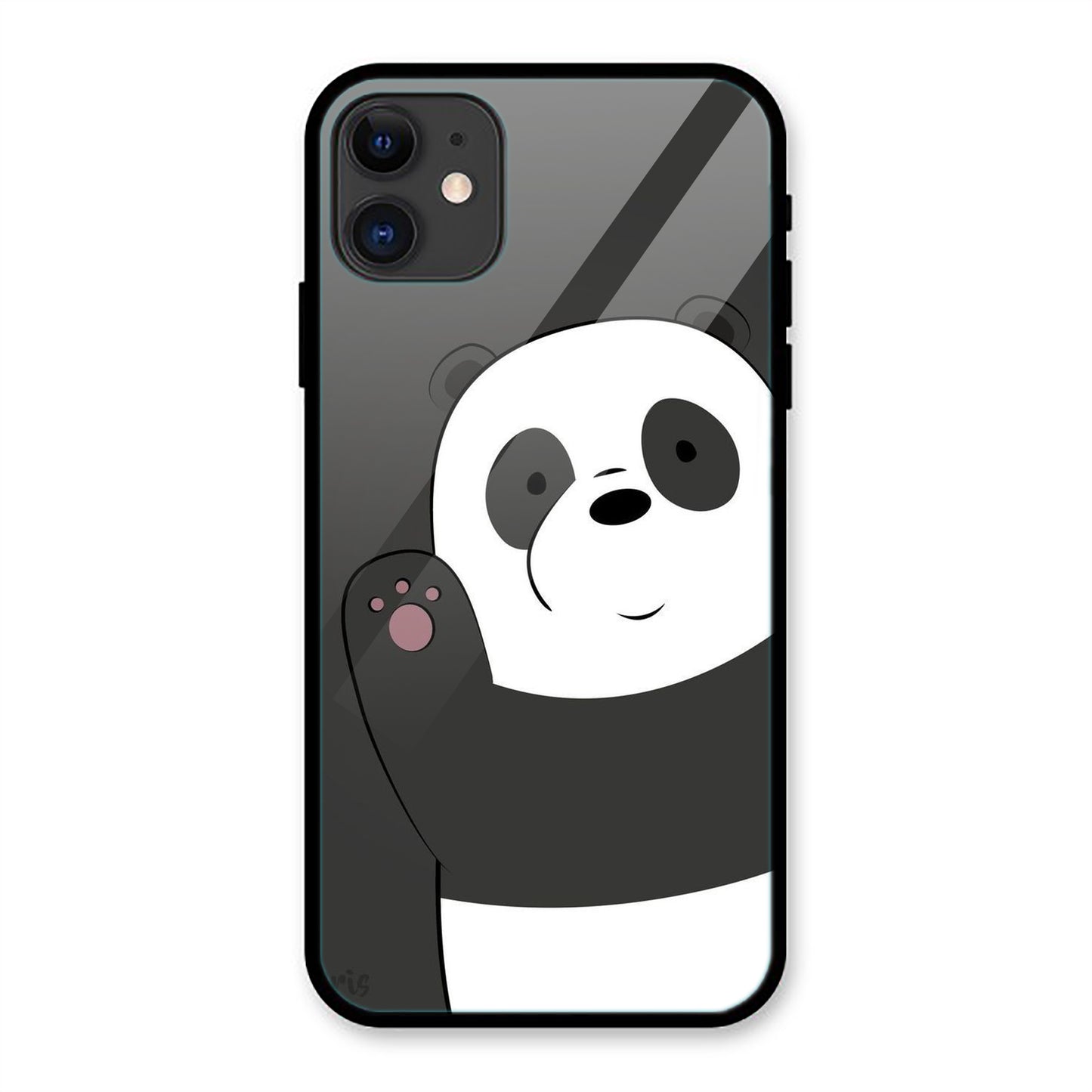 Panda Print Iphone Metal Phone Case