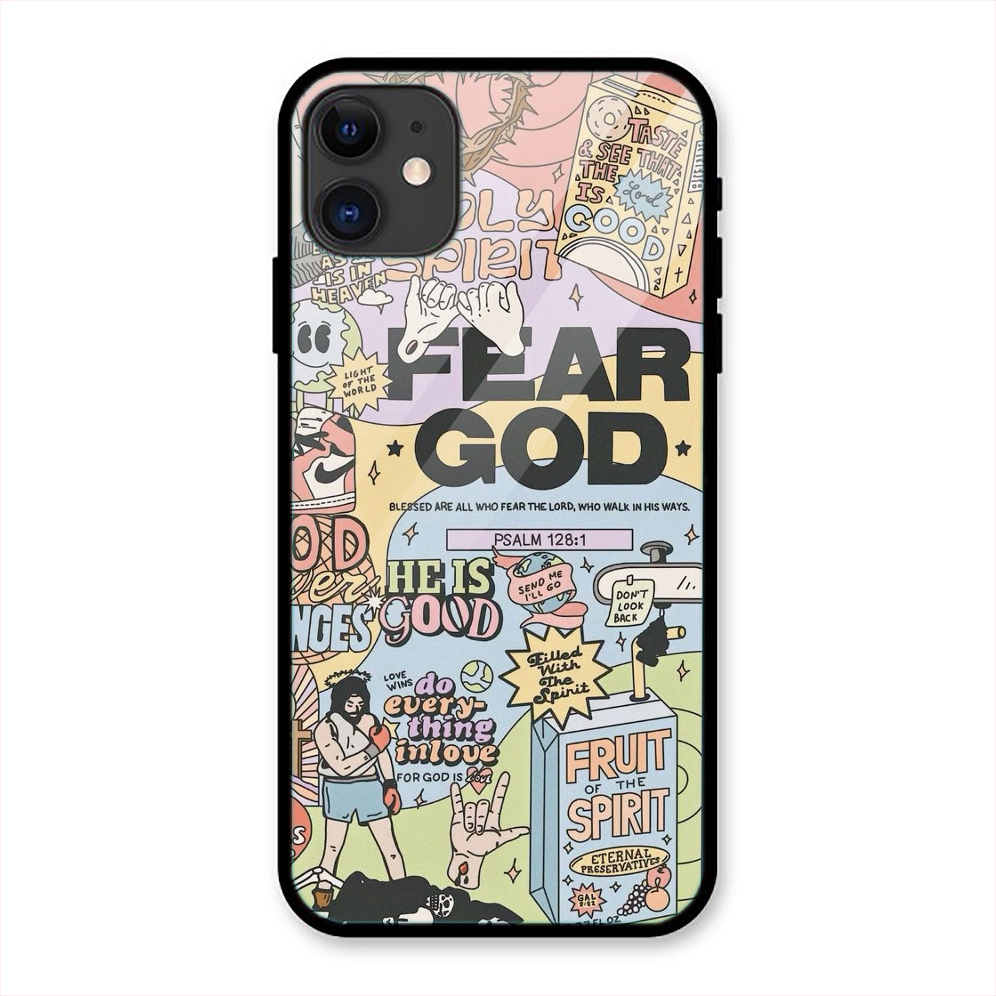 I Fear God Print Iphone Metal Phone Case
